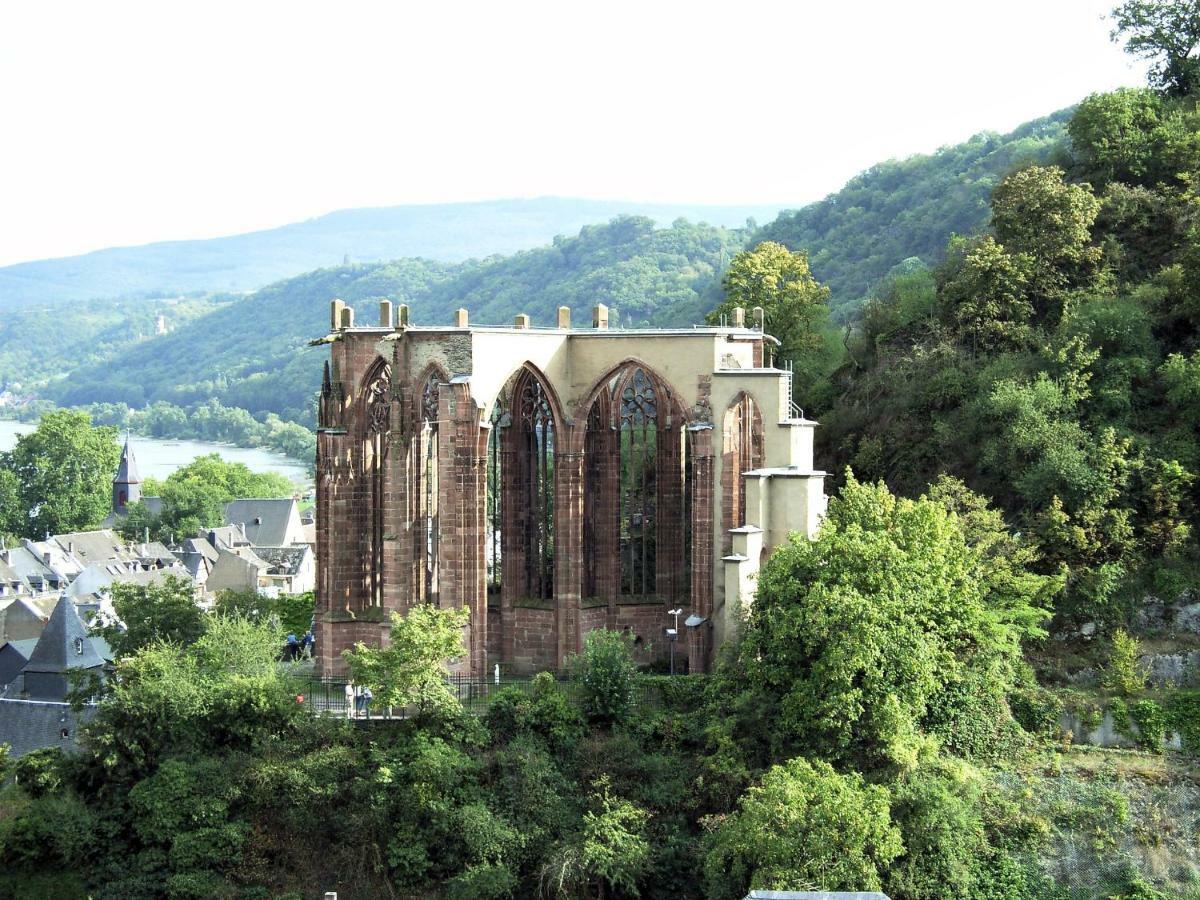 Roosartige Ferien - Ferienwohnung Am Weiherturm Bacharach Bagian luar foto